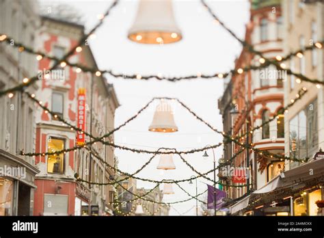 Christmas decorations in Oslo, Norway Stock Photo - Alamy