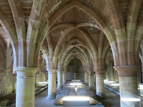 St Andrews Cathedral Crypt stock image. Image of arches - 53266321