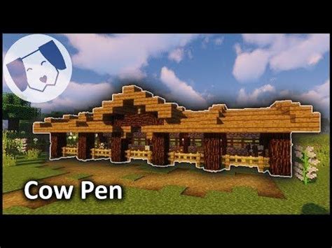 Minecraft: Fast and Easy Cow (Animal) Pen Tutorial! - YouTube ...