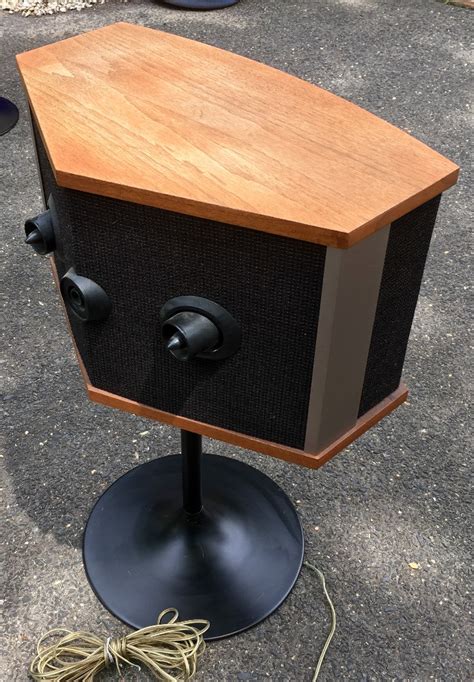 Vintage Bose 901 Series V Speakers Walnut Case w/ Black Stands ...