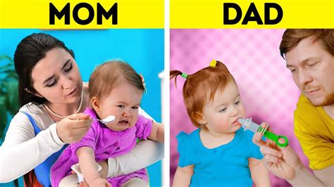 MOM VS. DAD || Clever Parenting Tricks And Gadgets You'll Be Grateful ...