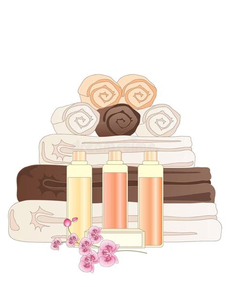 Bathroom accessories stock illustration. Illustration of container - 32733508