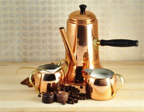 Vintage coffee set — Stock Photo © svetas #6612969