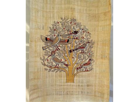 Tree of Life - Ancient Egyptian Papyrus Painting - Ancient Egypt Papyr – Ancient Egyptian Paintings