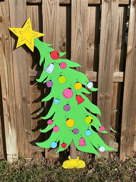 Digital Christmas Tree PDF INSTANT DOWNLOAD Holiday Decor Yard Art Diy Woodworking Plans Grinch ...