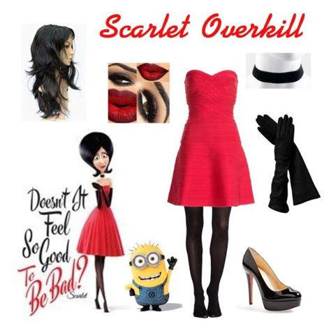 "Scarlet Overkill Costume" by hello-its-sally on Polyvore | Diy adult ...