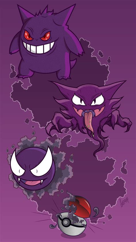 Gengar's evolution on Behance | Pokemon siniestro, Póster de pokemon ...