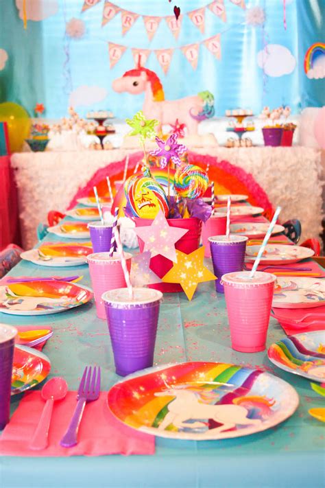 Kara's Party Ideas Rainbow Unicorn Birthday Party | Kara's Party Ideas