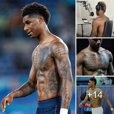 Discover The Meaning of Marcus Rashford's 12 Tattoos