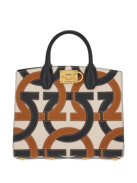 Ferragamo Studio Box Tote Bag - Farfetch