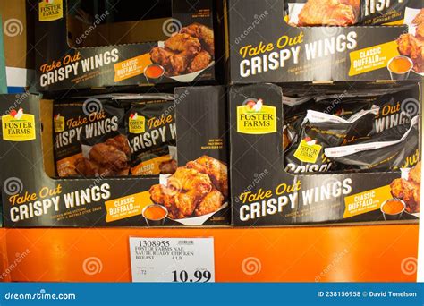 Foster Farms Take Out Crispy Wings at Store Editorial Stock Photo ...