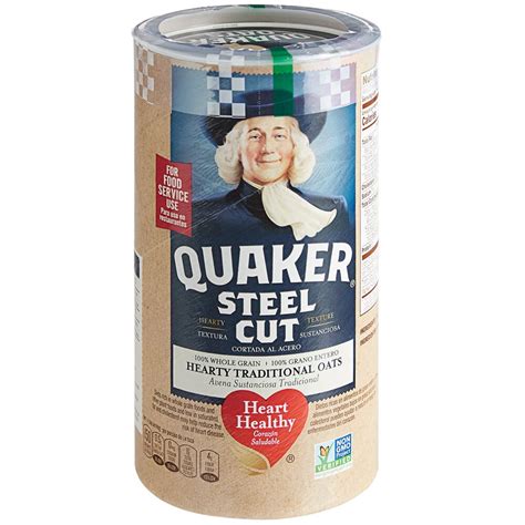 Quaker Steel Cut Oats in Bulk (30 oz.) - 12/Case