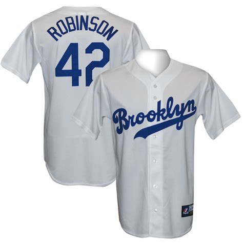 BROOKLYN DODGERS Jackie Robinson Throwback Jersey M | eBay