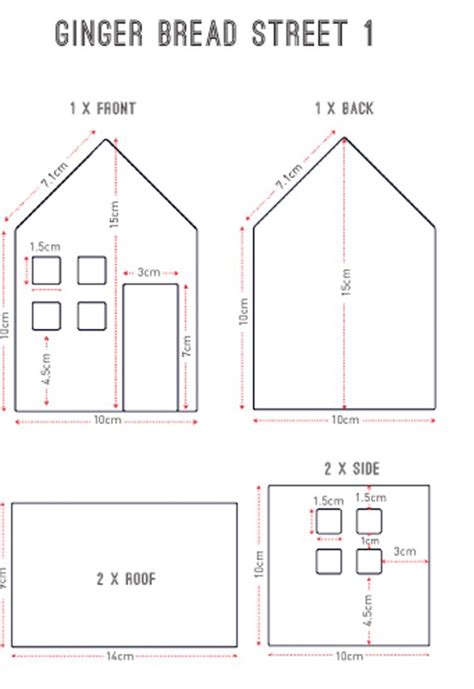 20+ Free Gingerbread House Templates 2020