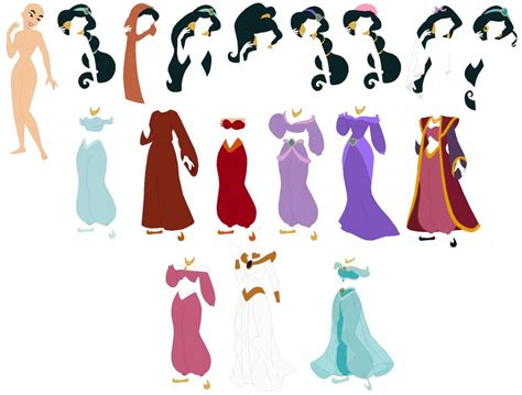 Jasmine Base | Disney paper dolls, Paper dolls clothing, Princess paper ...