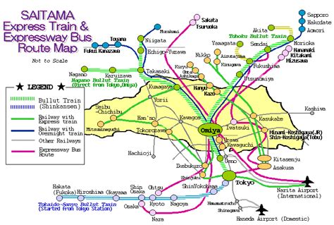 Saitama Map - Japan