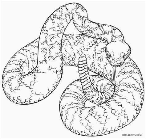 Snake Coloring Pages Printable