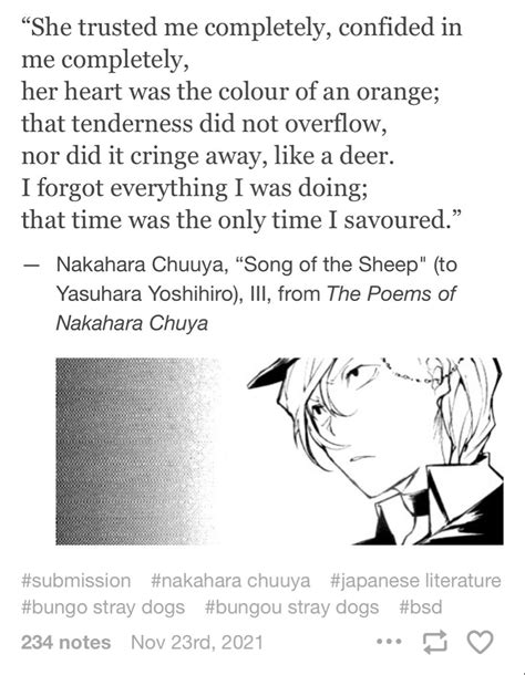 chuuya nakahara quote | Dazai bungou stray dogs, Bungou stray dogs ...