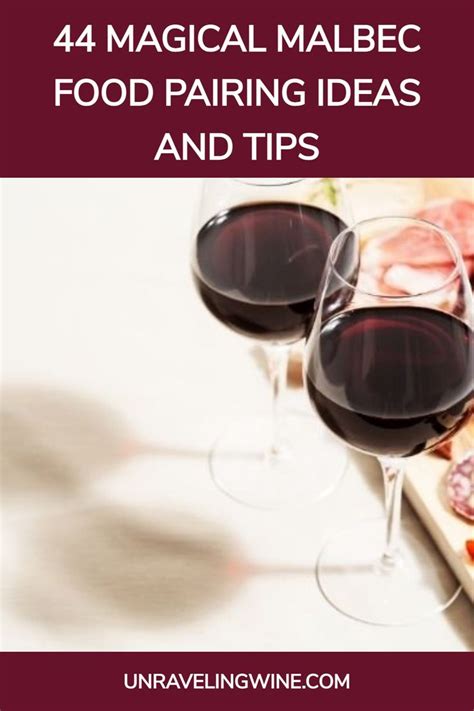 Malbec Food Pairing Ideas | Food pairings, Wine food pairing, Malbec