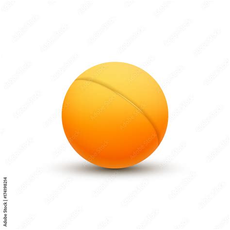 3d ping pong ball. Vector ping pong club department ball Stock Vector ...