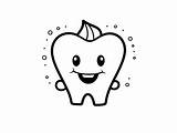 Dentist Approved Tooth Coloring  Page sketch template