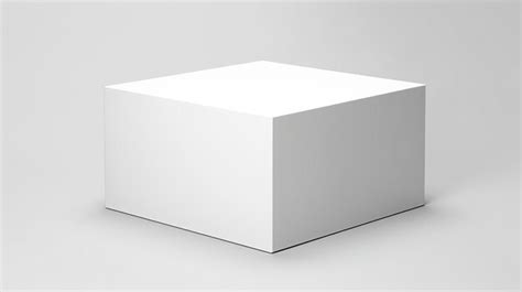 Premium AI Image | Square Cardboard Box Mockup