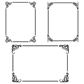 Border Frame Vector Art PNG Images | Free Download On Pngtree