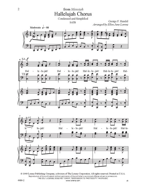 Hallelujah Chorus (SATB ) | J.W. Pepper Sheet Music