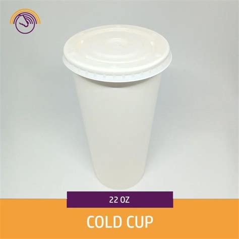 Jual Cold Paper Cup - Gelas Kertas Minuman Dingin - Tutup 22oz 660ml di ...