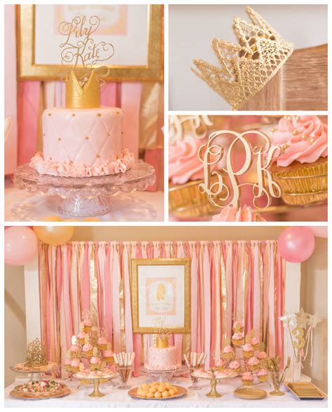 Kara's Party Ideas » Pink & Gold Princess themed birthday party via Kara’s Party Ideas ...