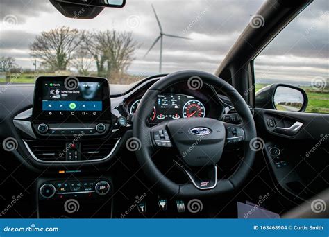 MK8 Ford Fiesta ST Interior Editorial Stock Image - Image of sporting ...