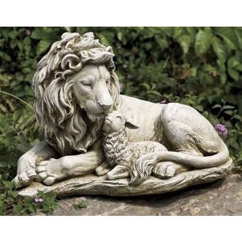 Lion and Lamb Statue - BWH Ministries