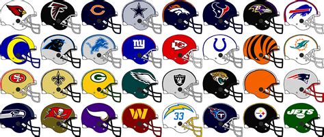 NFL Team Helmets 2022 by Chenglor55 on DeviantArt