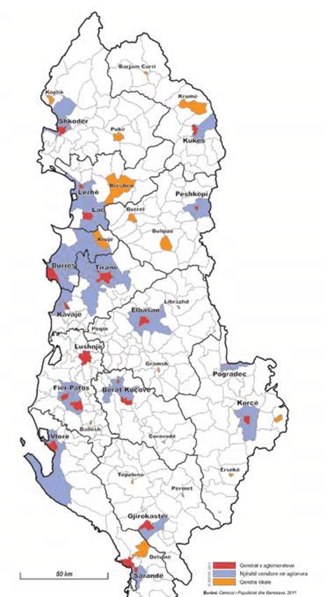 Expansion of cities in years Source: INSTAT 2014, based on Census 2011 | Download Scientific Diagram