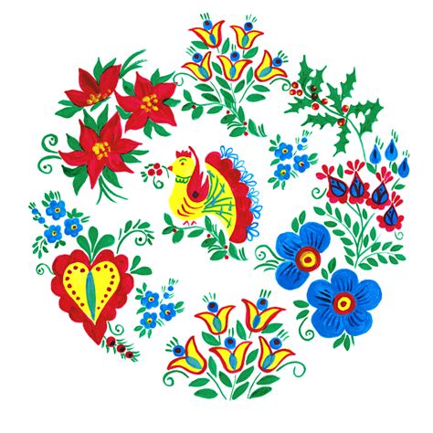 Download Folk Art Beautiful Flowers Slavic Pattern Royalty-Free Vector ...