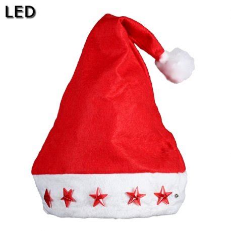 Gorro Navidad con Luces Led