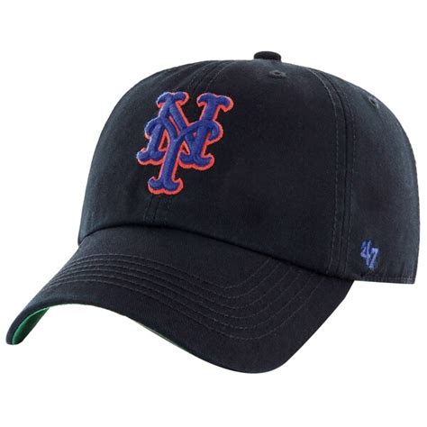 New York Mets '47 Franchise Fitted Hat - Black - Fanatics.com