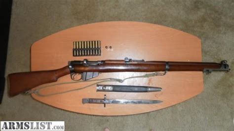 ARMSLIST - For Sale/Trade: Lee Enfield No1 MKIII SMLE W/ Bayonet and Ammo