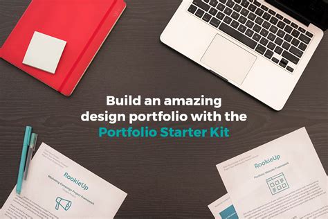 Design Portfolio Starter Kit, a Resume Template by RookieUp Design Resources