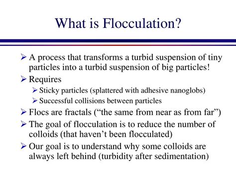 PPT - Flocculation PowerPoint Presentation, free download - ID:2179662