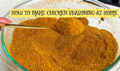 Velvety Foodies Unveils Homemade MSG-Free Chicken Seasoning Recipe ...