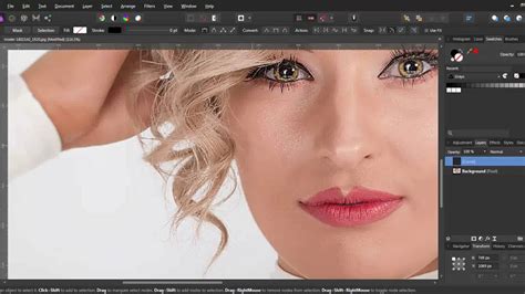 Pen Tool Selection and Hair Selection in Affinity Photo - YouTube