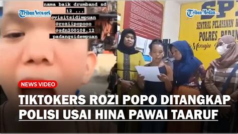 Rozi Popo Diamankan Polisi Usai Hina Pawai Taaruf MTQ XXII Padangsidimpuan Mirip Topeng Monyet ...