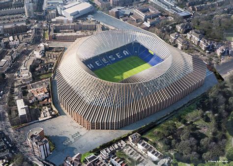 Herzog & de Meuron Release Updated Images of the New Chelsea FC Stadium in London | ArchDaily