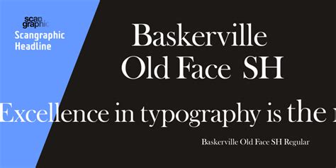 Baskerville Old Face SH Font | Webfont & Desktop | MyFonts