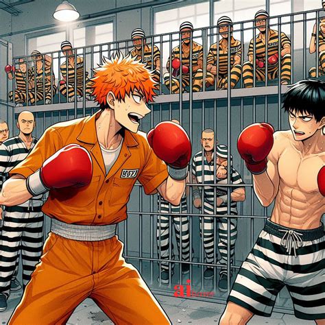 Prison Cage Fight by AI-Boxing-Dude on DeviantArt