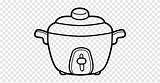 Rice Cooker Clipart Black And White sketch template