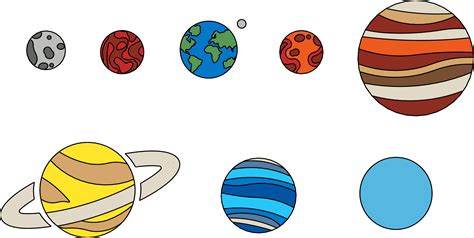 Solar System Planets Clipart - Full Size Clipart (#3464874) - PinClipart
