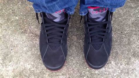 Air Jordan 7 VII Retro "2002 Raptor" on feet - YouTube