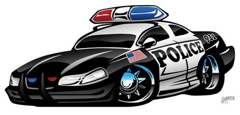 Police-Car-jeffhobrath.jpg | Car cartoon, Police cars, Car drawings